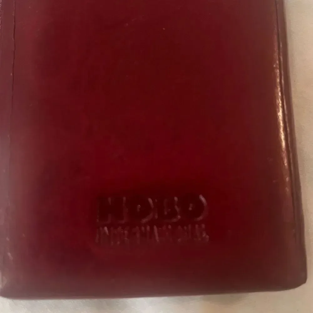 Vintage hobo card holder
